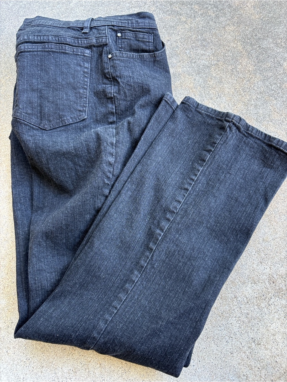 D & Co black faded wash jeans